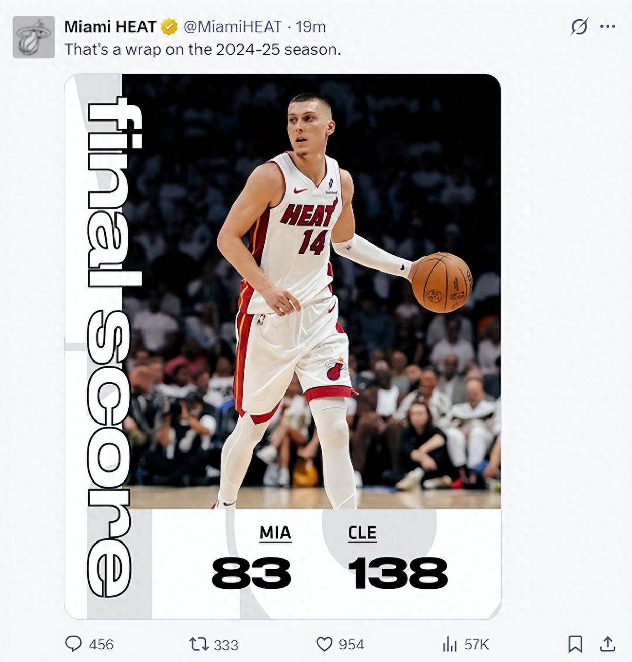 热火队季后赛出局，主帅宣布引咎辞职，大家部分阅读都是.开云体育APP